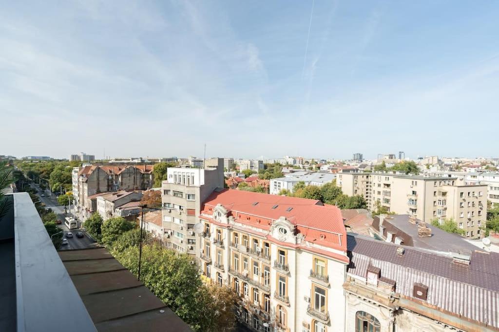 Stunning Views 3Br Sunny Flat - Amazing Terrace Leilighet Bucureşti Eksteriør bilde